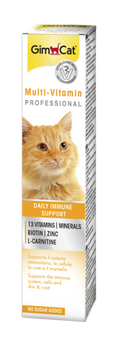 GimCat Multi-Vitamin Professional Pasta per Gatti – Supporto Sistema Immunitario con 13 Vitamine