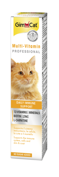 GimCat Multi-Vitamin Professional Pasta per Gatti – Supporto Sistema Immunitario con 13 Vitamine