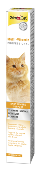 GimCat Multi-Vitamin Professional Pasta per Gatti – Supporto Sistema Immunitario con 13 Vitamine