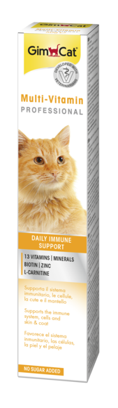 GimCat Multi-Vitamin Professional Pasta per Gatti – Supporto Sistema Immunitario con 13 Vitamine