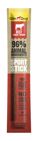 GimDog Sport Stick Cane 12g – Tacchino, Manzo, Pollo, Selvaggina, Anatra, Agnello | Snack Proteico Grain Free