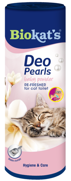 Biokat’s Deo Pearls Profumatore per Lettiera Gatto con AromaProtect Formula