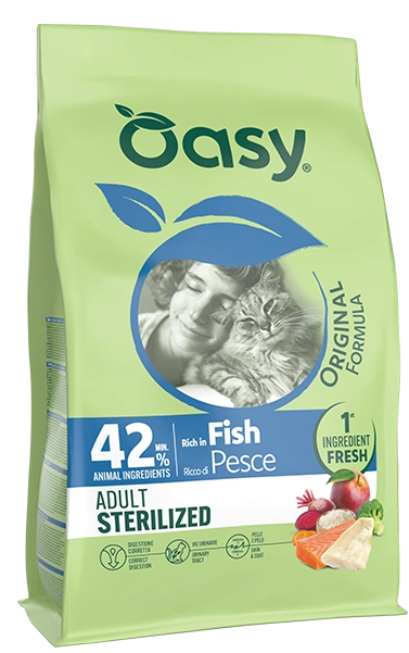 Original Formula • Adult Sterilized Pesce 1,5 kg – Cibo Secco per Gatti Sterilizzati