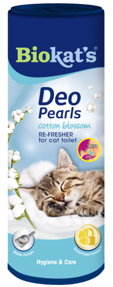 Biokat’s Deo Pearls Profumatore per Lettiera Gatto con AromaProtect Formula