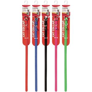 Camon Collare Elasticizzato per Gatti con Campanellino – Rosso