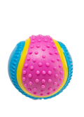 Palla 5 Sensi per Cani S/M – Gioco in Gomma Resistente Aroma Manzo