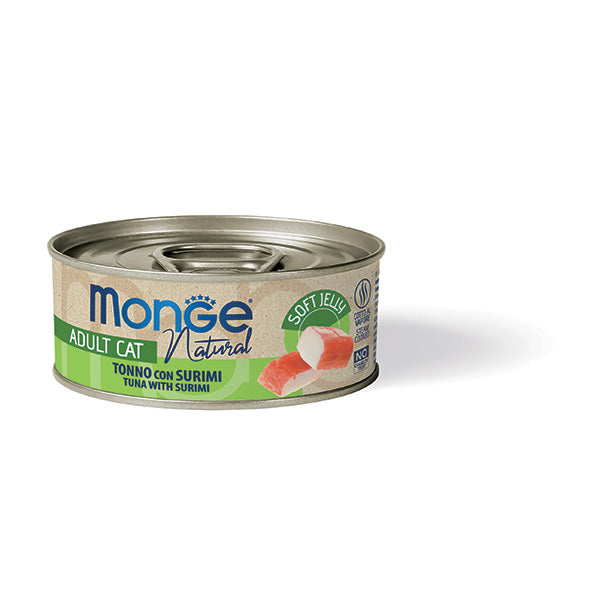 Monge Natural Adult Tonno con Surimi – Cibo Umido per Gatti 80g
