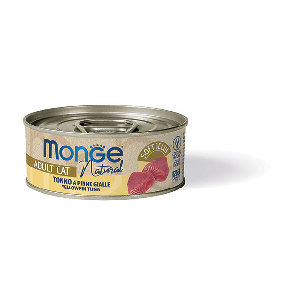 Monge Natural Adult Tonno a Pinne Gialle – Cibo Umido per Gatti 80g