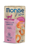 Monge Natural Tonnetto con Gamberi – Cibo per Gatti Adulti 80 Gr.