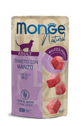 Monge Natural Tonnetto con Manzo – Cibo per Gatti Adulti 80 Gr.