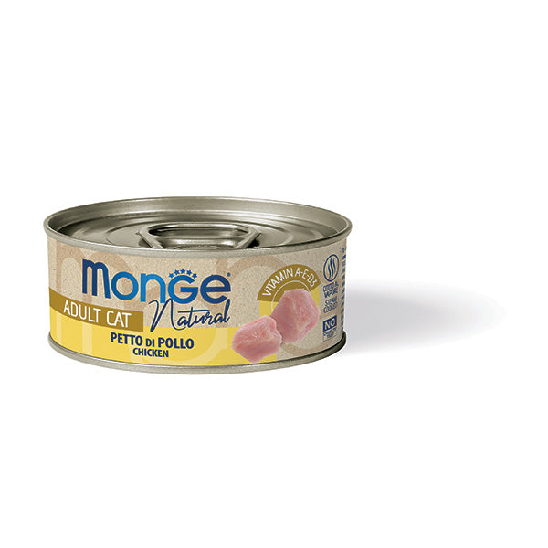Monge Natural Petto di Pollo – Cibo Umido per Gatti Adulti 80g