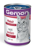 Gemon Paté con Manzo – Alimento Completo Gatti Adulti 400g
