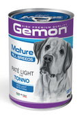 Gemon Paté Light con Tonno – Cibo Umido per Cani Maturi e Anziani 400g