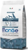Cane Adult Trota e Riso con Schidigera e Spirulina – Mangime Completo per Cani Adulti