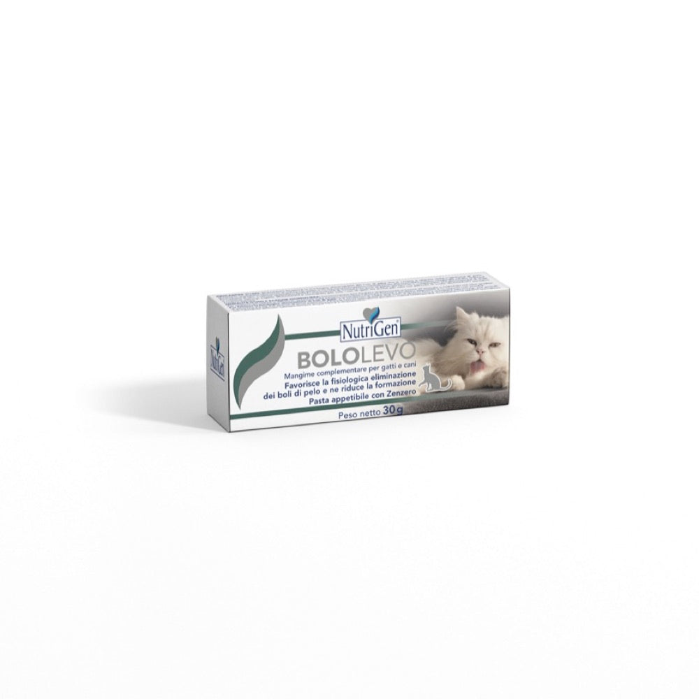 BOLOLEVO Pasta per Gatti e Cani – Eliminazione Boli di Pelo e Supporto Intestinale- 60 Gr.