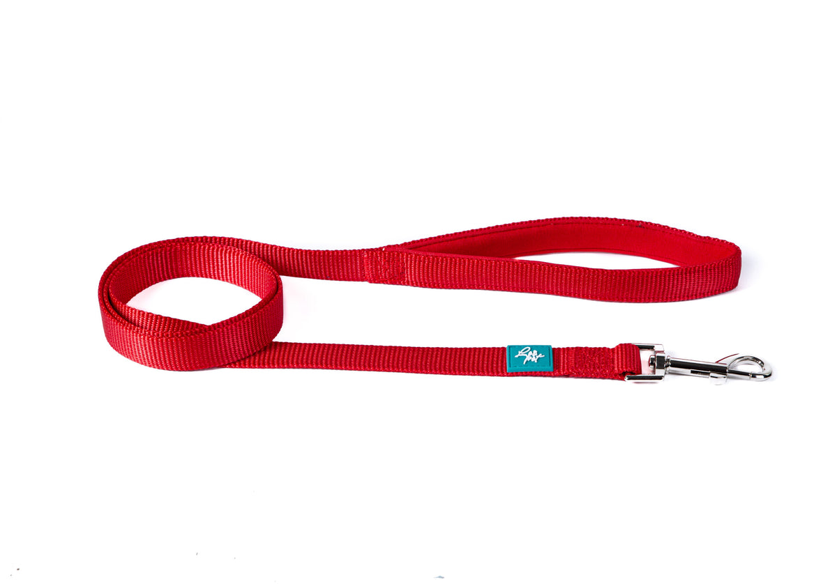 Guinzaglio in Nylon Leopet Taglia M – Rosso 1,20 x 2,0 cm