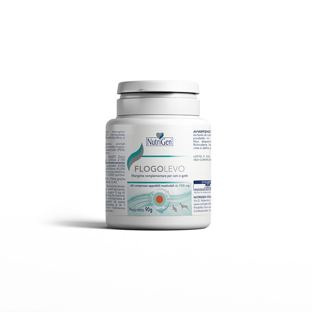 FLOGOLEVO Compresse per Cani e Gatti – Supporto Naturale con Curcuma e Beta-Cariofillene