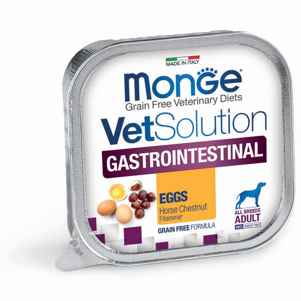 Monge VetSolution Gastrointestinal Uova Low Fat All Breeds Adult - 150 grammi