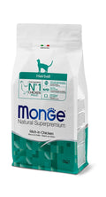 Monge Natural Superpremium Gatto Hairball Ricco in Pollo – Alimento Completo per Gatti Adulti