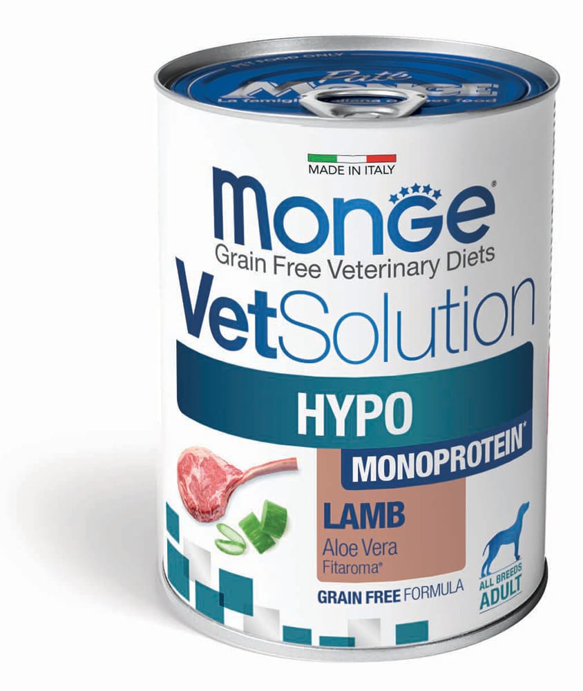 Monge VetSolution Hypo Monoprotein Agnello All Breeds Adult - 400 grammi