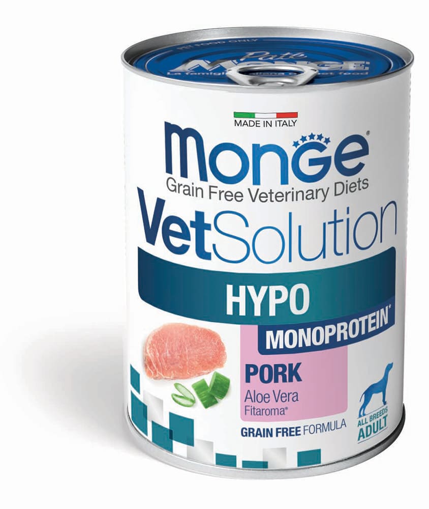 Monge VetSolution Hypo Monoprotein Maiale All Breeds Adult - 400 grammi
