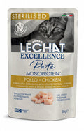 LeChat Excellence Sterilised Paté Monoprotein Pollo – Cibo Umido Gatti Sterilizzati 85g