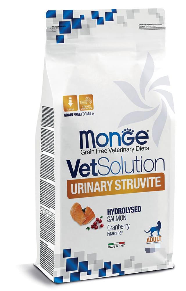 Monge VetSolution Urinary Struvite Feline – Salmone per Gatti Adulti