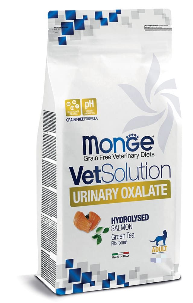 Monge VetSolution Urinary Oxalate Feline – Salmone per Gatti Adulti