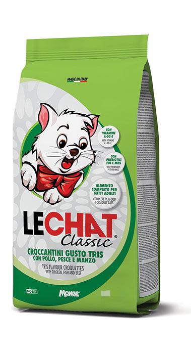 Croccantini Gatto Adult Gusto Tris con Pollo, Pesce e Manzo 1,5 kg – 20 kg