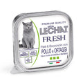 LeChat Fresh Pollo e Ortaggi – Paté con Bocconcini-Alimento completo per Gatti