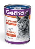 Gemon Paté con Tacchino – Alimento Completo Gatti Adulti Sterilizzati 400g