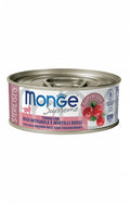 Monge Supreme Sterilised Gatto – Tonno con Riso Integrale e Mirtilli Rossi 80g