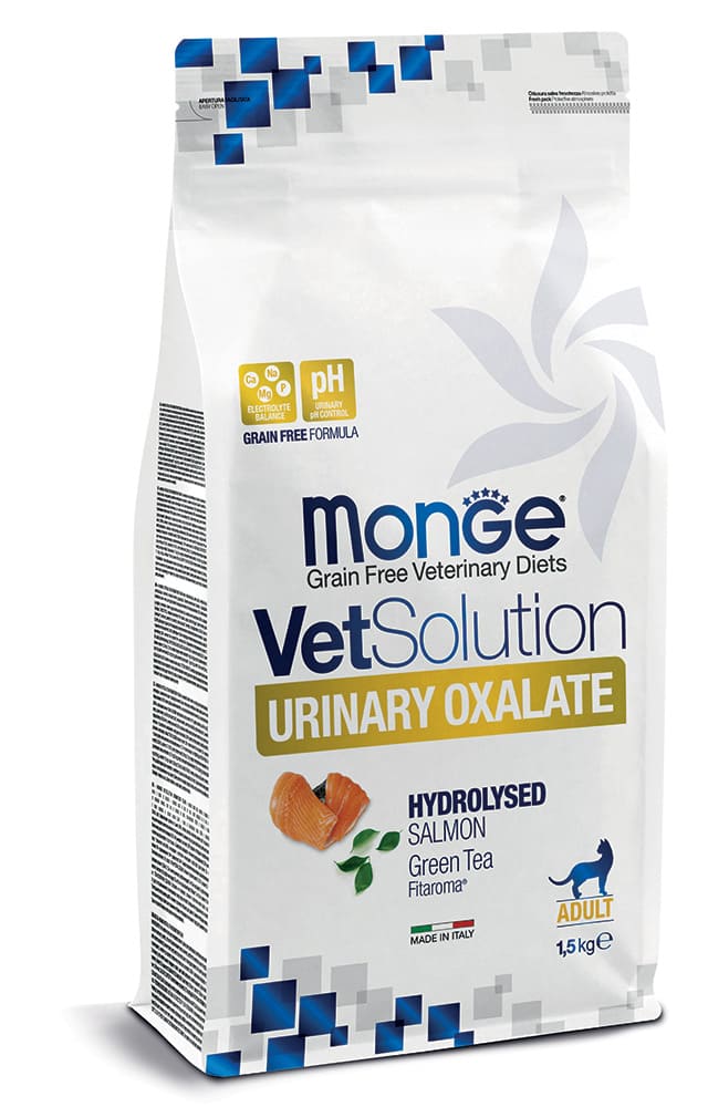 Monge VetSolution Urinary Oxalate Feline – Salmone per Gatti Adulti