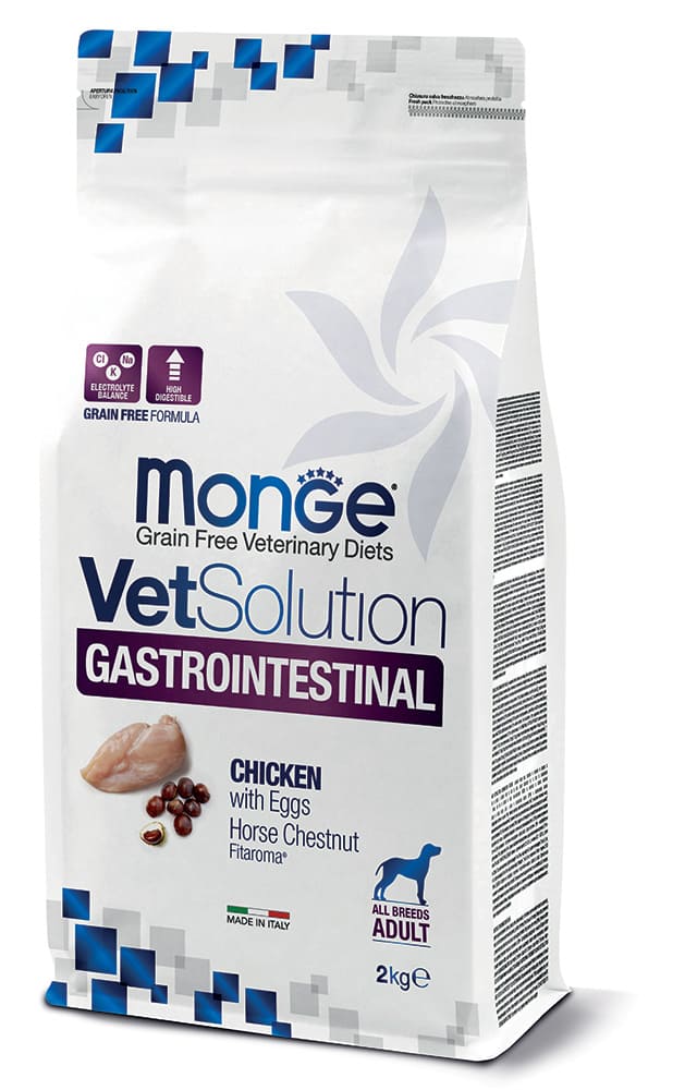 Monge VetSolution Gastrointestinal Pollo con Uova All Breeds Adult - 2 kg / 12 kg