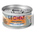 LeChat Natural Sfilaccetti di Tonno con Salmone – Alimento Complementare Gatti 80g
