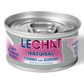 LeChat Natural Sfilaccetti di Tonno con Surimi – Alimento Complementare Gatti 80g