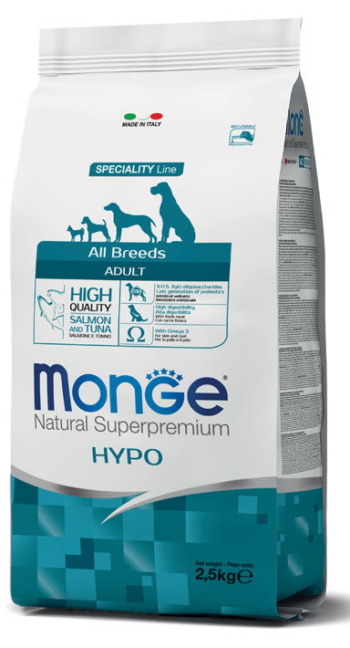 Natural Superpremium Hypo – Cibo Dietetico per Cani Adulti con Salmone e Tonno
