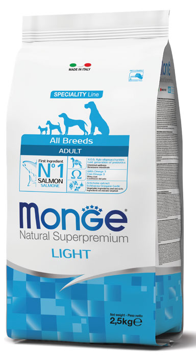 Natural Superpremium All Breeds Adult Light – Cibo Completo Light per Cani Adulti con Salmone