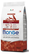 Natural Superpremium All Breeds Adult Monoprotein – Agnello con Riso e Patate