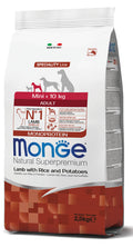 Natural Superpremium Mini Adult – Agnello con Riso e Patate per Cani Taglia Mini