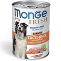 Monge Fresh Bocconi in Paté al Tacchino con Ortaggi – Senior 400 g