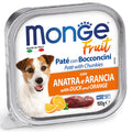 Monge Superpremium Fruit Paté e Bocconcini con Anatra e Arancia – 100 g