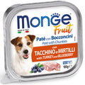 Monge Superpremium Fruit Paté e Bocconcini con Tacchino e Mirtilli – 100 g