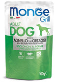 Monge Grill Adult Bocconcini Ricco in Agnello con Ortaggi
