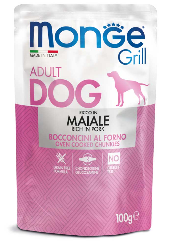 Monge Grill Adult Bocconcini Ricco in Maiale