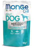 Monge Grill Adult Bocconcini Ricco in Merluzzo