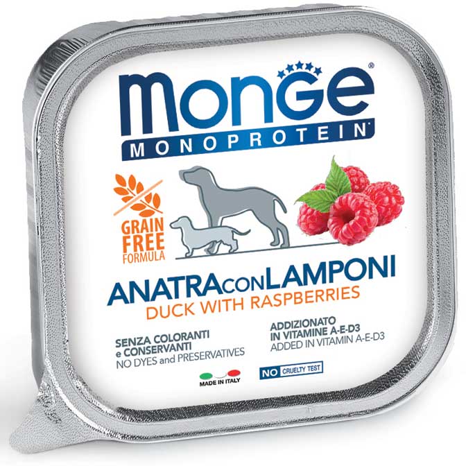 Natural Superpremium Monoprotein Paté Anatra con Lamponi
