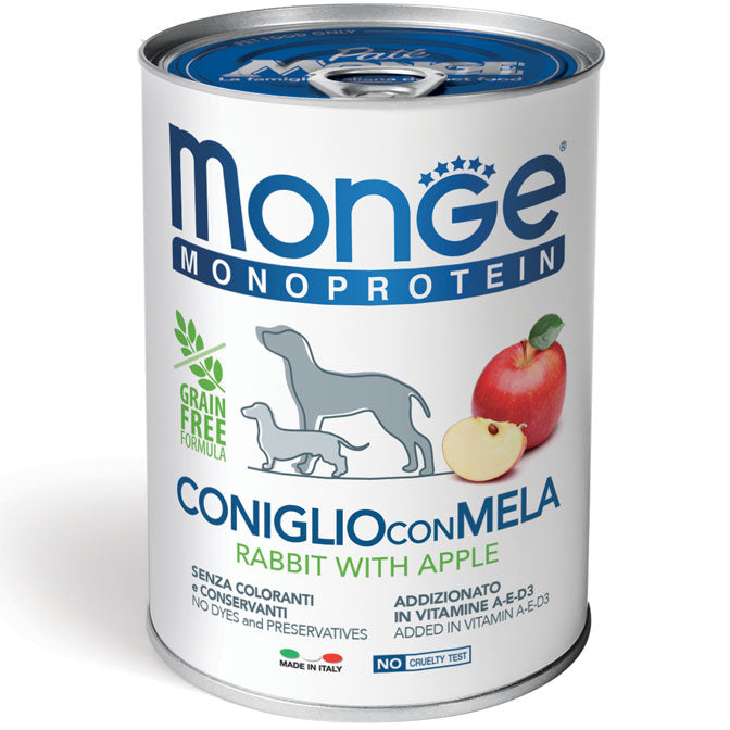 Natural Superpremium Monoprotein Paté Coniglio con Mela