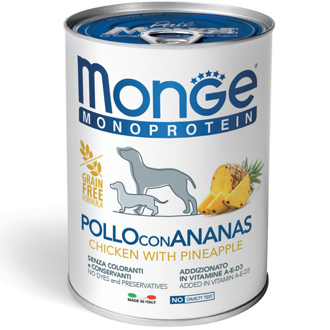 Natural Superpremium Monoprotein Paté Pollo con Ananas