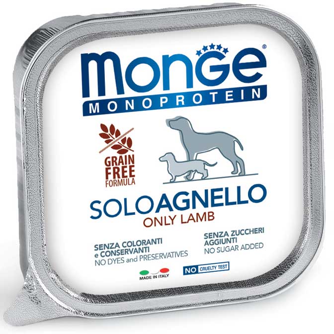 Natural Superpremium Monoprotein Paté Solo Agnello